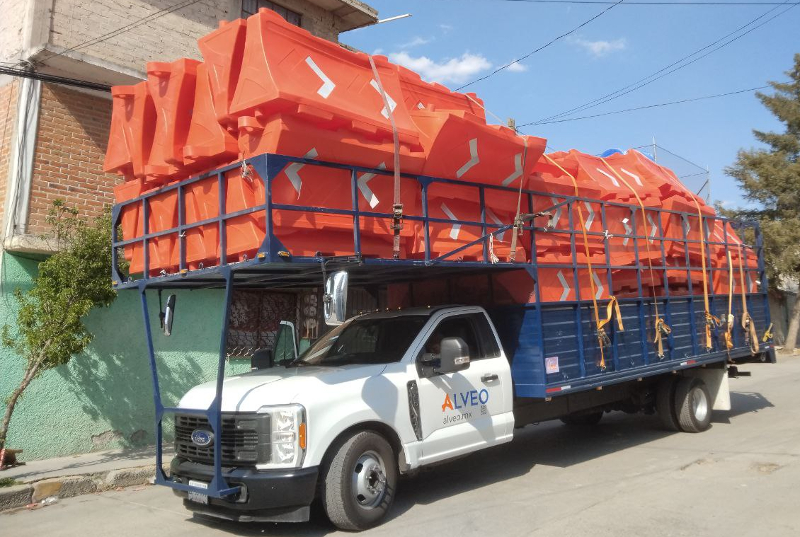 barreras viales para obras