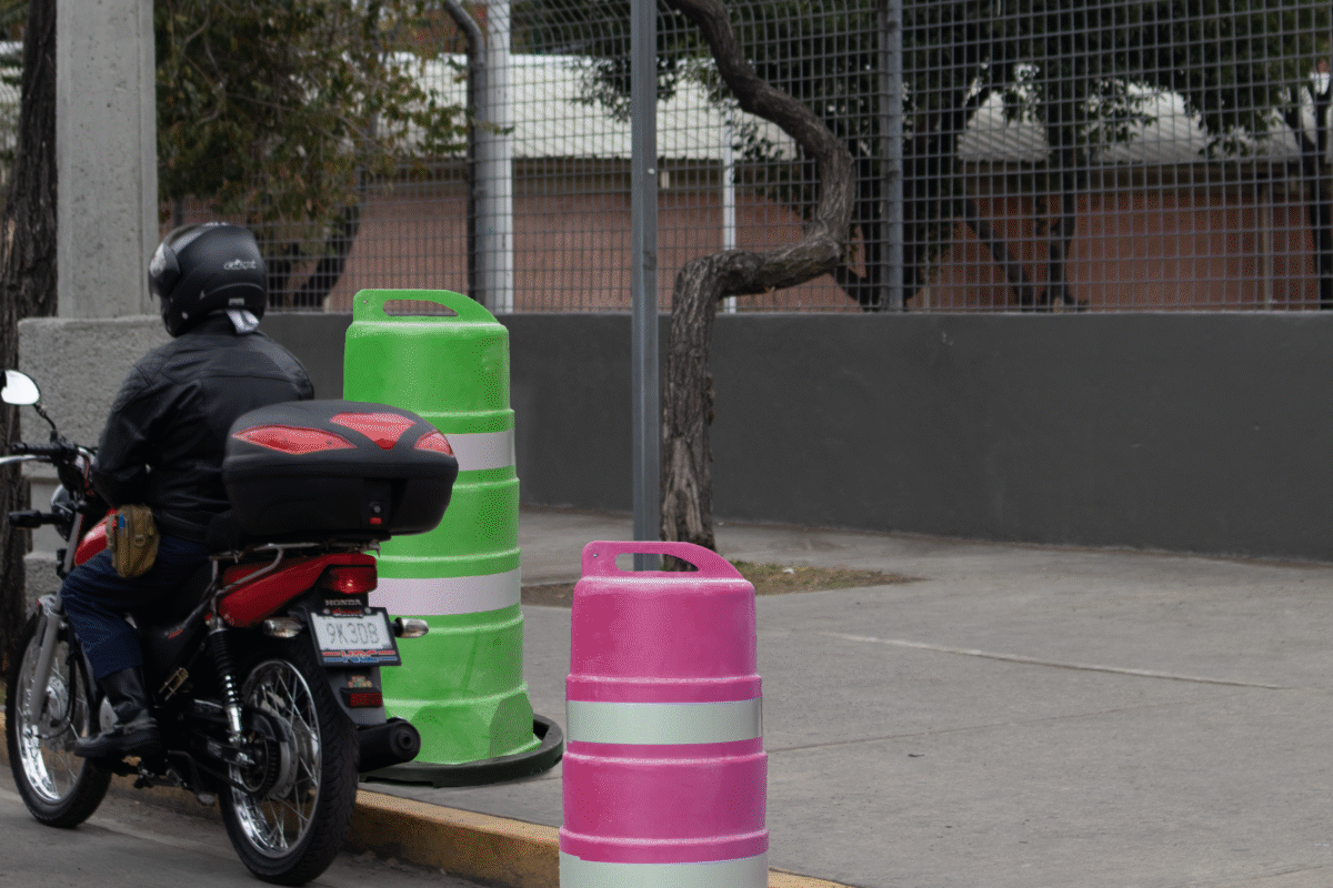 señales para motocicleta