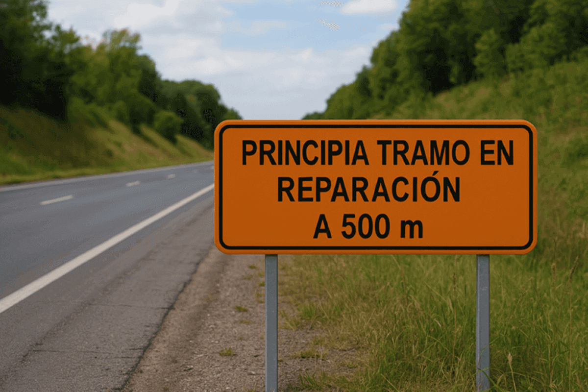 ¿Qué señalización debe tener una obra vial?