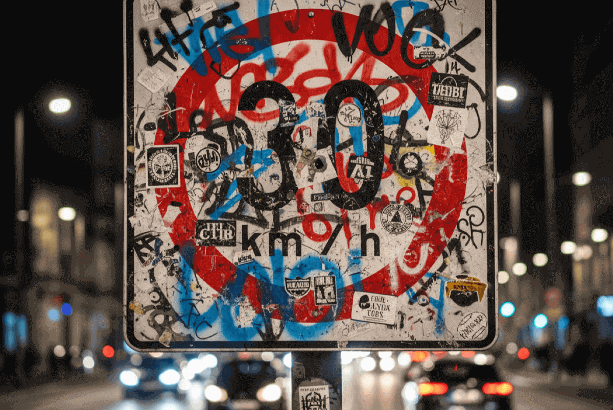 Señales viales vandalizadas: ¿Cuándo arreglar y cuándo reemplazar?