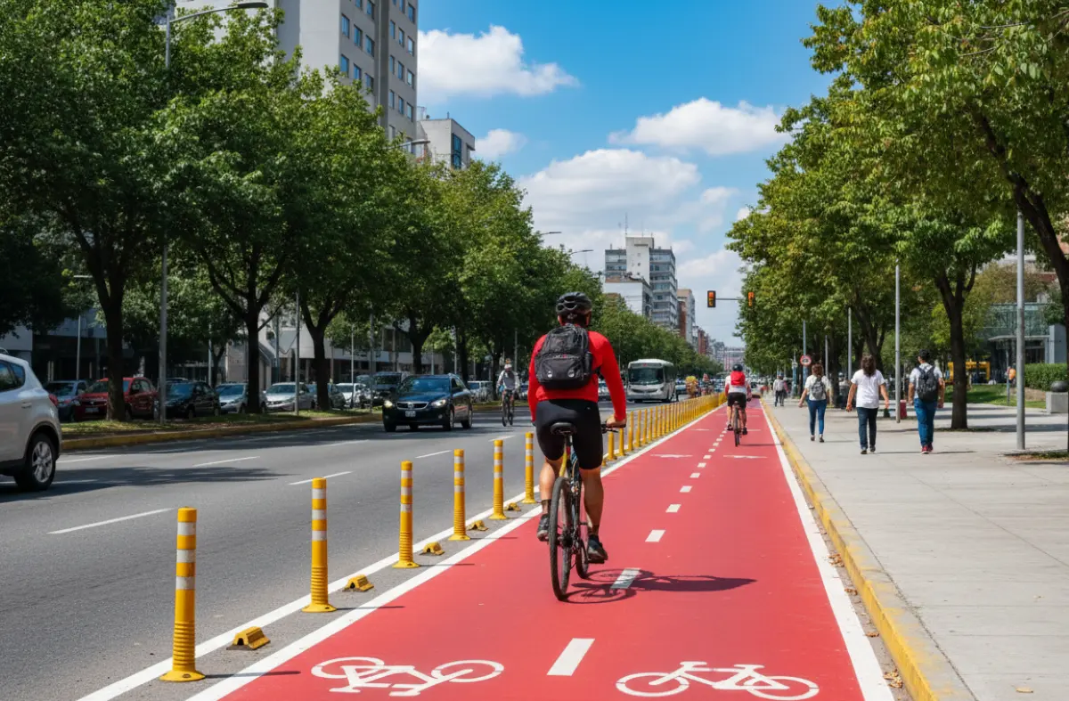 delimitación de ciclovías