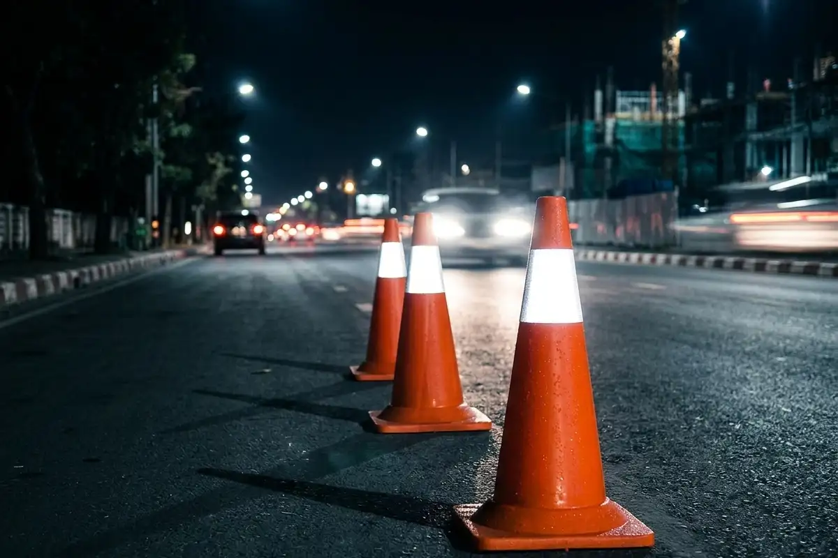 señalización nocturna