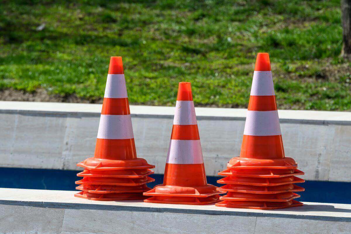 como almacenar conos viales