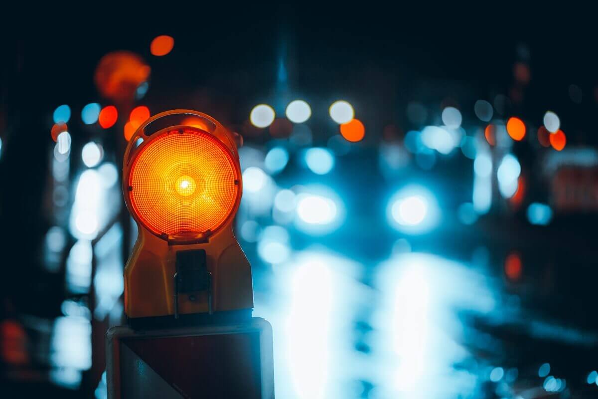 señalización luminosa para obras 